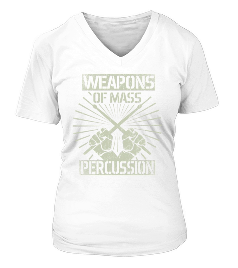 Drums Music Percussion V-neck T-Shirt Woman