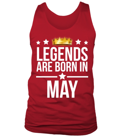 Cool Legends are born in May T-shirt Men's Tank Top