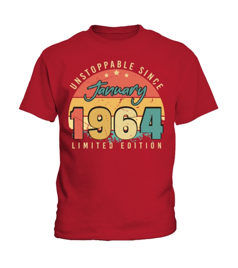 1964 January Retro Unstoppable Kids T-Shirt