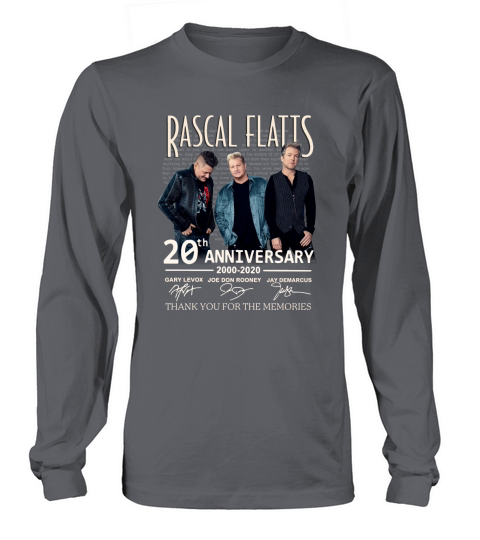 Rascal Flatts 20th anniversary 2000-2020 signed thank memories shirt - 16oz Glass Beer Mug Long sleeved Unisex