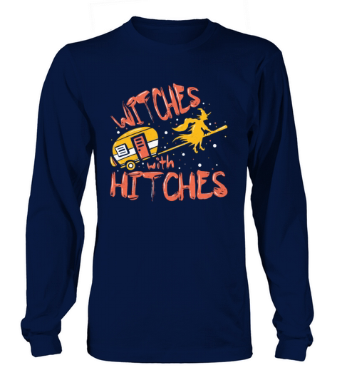 Witches with Hitches Funny Halloween Costume Men's Long Sleeve