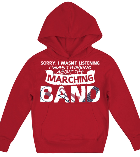 Marching Band Joke Saying Marchingband Musician Kids Hoodie