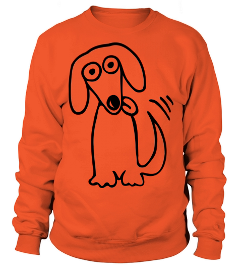 Funny dog Comic Cartoon Women's Sweatshirt