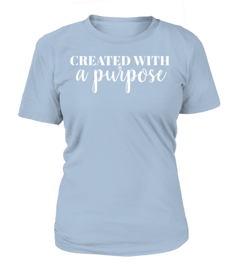 Created With A Purpose - Christian Women's T-Shirt