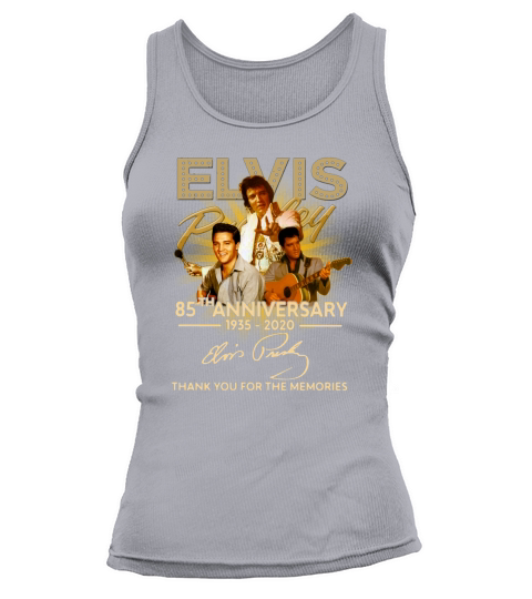 Elvis Presley 85th anniversary thank you for the memories signature Tank top Woman
