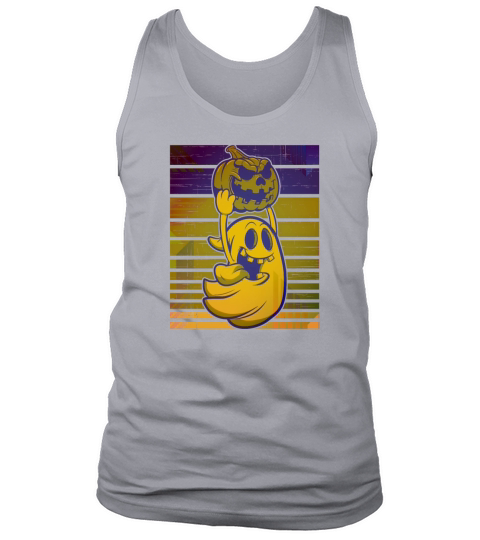 Halloween Ghost Pumpkin Funny skull Men's Tank Top