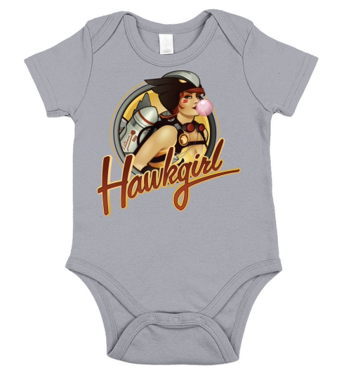 DC Comics Bombshells Hawkgirl Short Sleeve Baby One-Piece