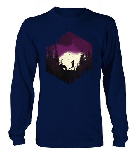 Run In The Forest Long sleeved Unisex