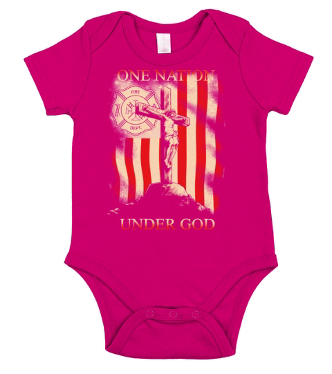 ONE NATION UNDER GOD SHIRT Short Sleeve Baby One-Piece