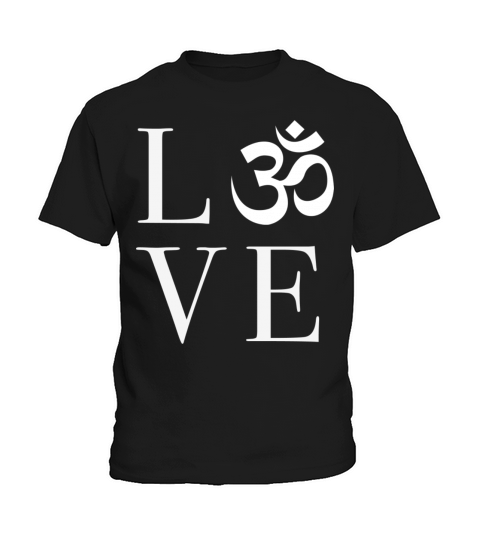 Love peace om yoga Kids T-Shirt