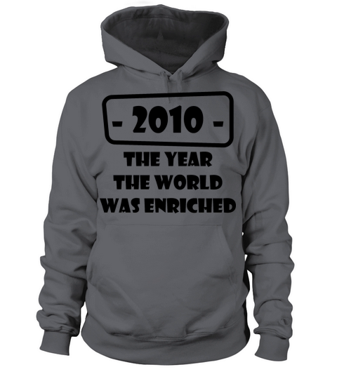 year world enriched birthday life start born 2010 Women's Hoodie