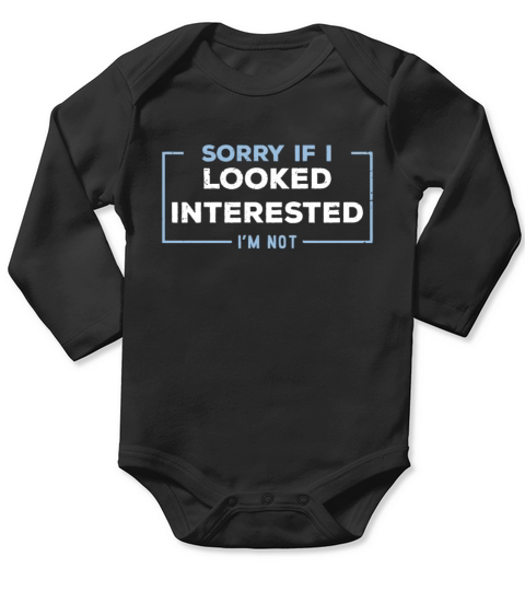 Looked interested Long Sleeve Baby One-Piece