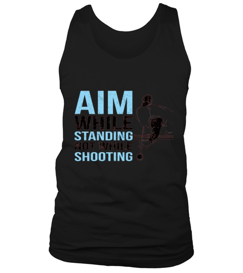 Aim Standing Snooker Pool Billiard Player Tank Top Unisex