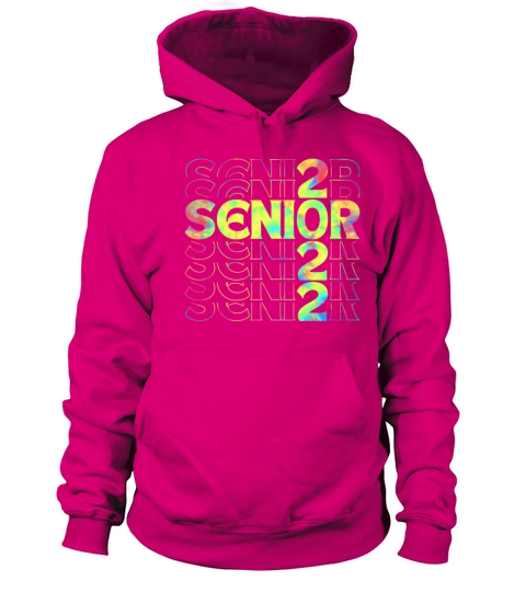 Senior Graduation 2022 Senior Tie Dye Women's Hoodie