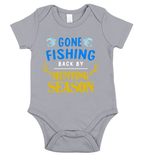 Fishing and hunting gift idea Short Sleeve Baby One-Piece