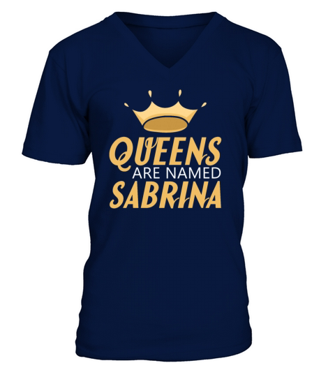Queens Are Named Sabrina design Men's V-Neck T-shirt