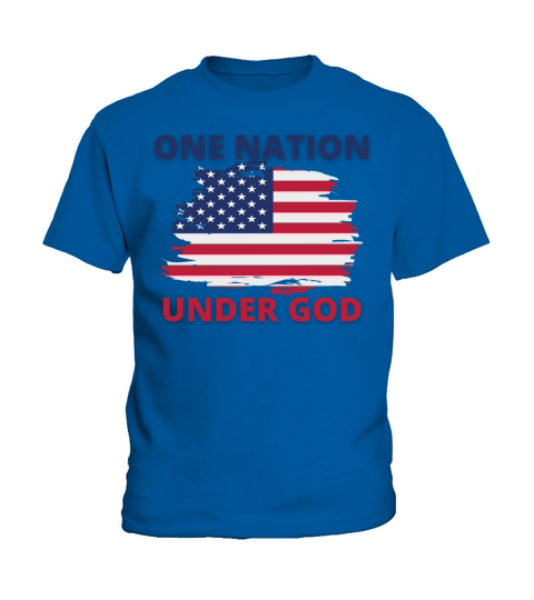 ONE NATION UNDER GOD Kids T-Shirt