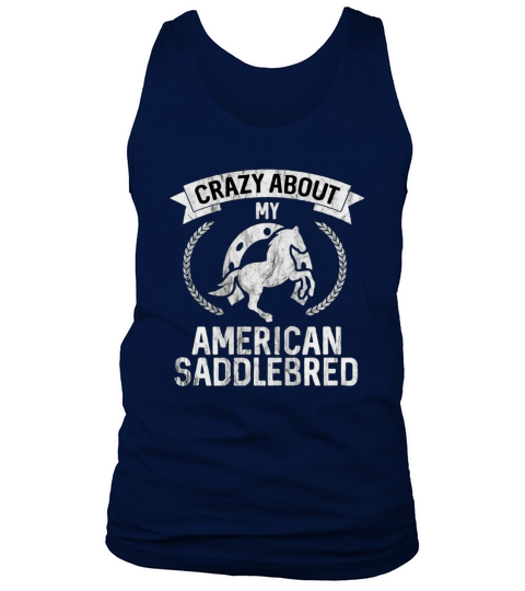 American Saddlebred Horse Breed T-Shirt Distressed Style Tank Top Unisex