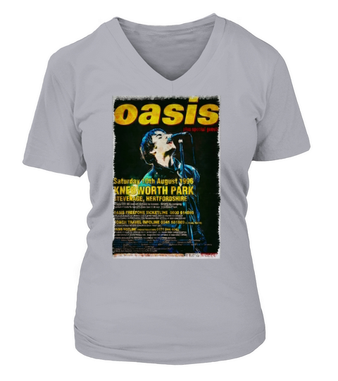 Oasis In Knebworth Park V-neck T-Shirt Woman