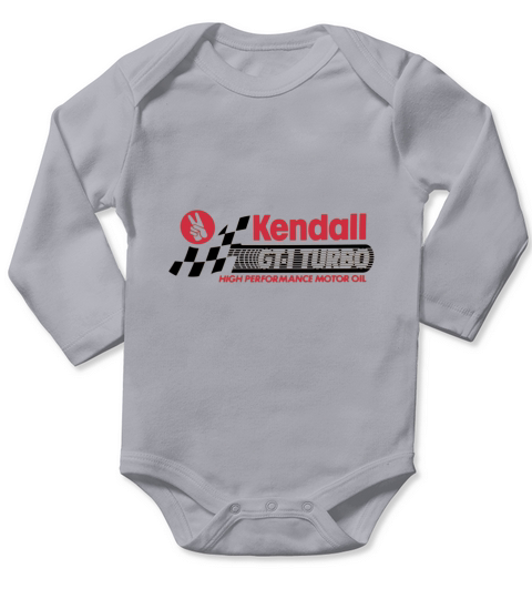 Kendall High Performance Vintage Motor Oil Long Sleeve Baby One-Piece