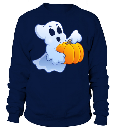 Ghost with pumpkin Women's Sweatshirt
