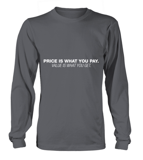 Investing Price Is What you Pay Quote Buffett Women's Long Sleeve