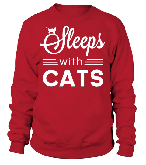 Cat - Sleeps with Cats Women's Sweatshirt