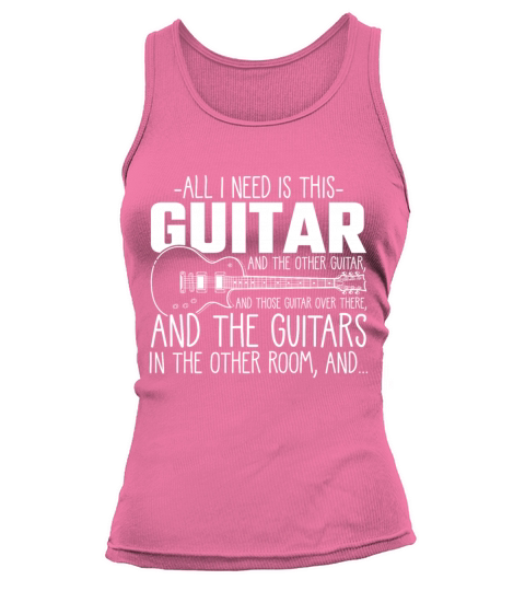 Guitar addicted Musician Music Instrument Hoarding Women's Tank Top