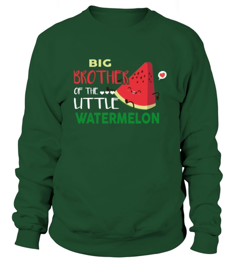 Funny Birthday Shirt Big Brother Watermelon Shirt Men's Sweatshirt