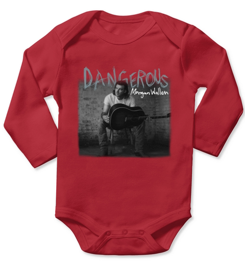 Morgan Wallen Dangerous Long Sleeve Baby One-Piece