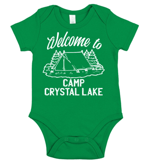Welcome to Camp Crystal Lake Friday the 13th Jason Short Sleeve Baby One-Piece