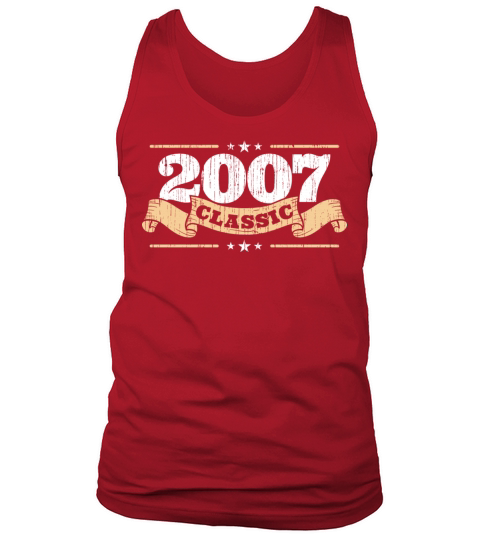 Anniversary 2007 Classic Matching Couple Distresse Men's Tank Top