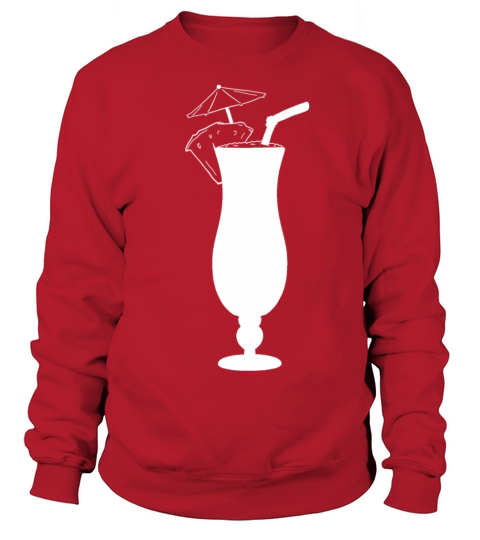 Cocktail glass full with umbrella Women's Sweatshirt