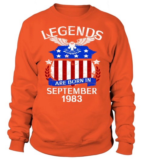 Legends Are Born In september 1983 Women's Sweatshirt