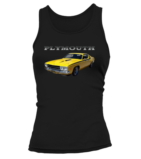 1973 Plymouth Road Runner Yellow Tank top Woman