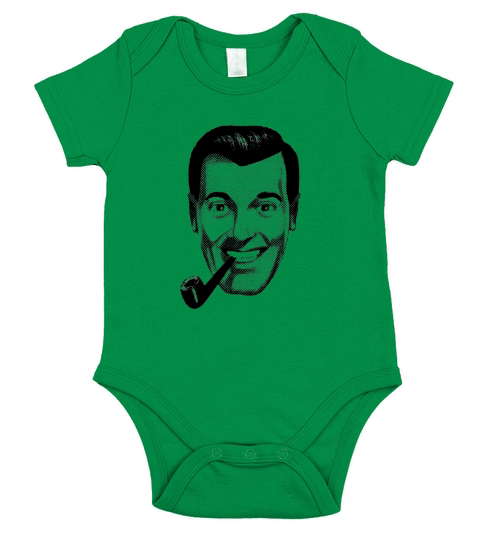 JR Bob Dobbs Short Sleeve Baby One-Piece