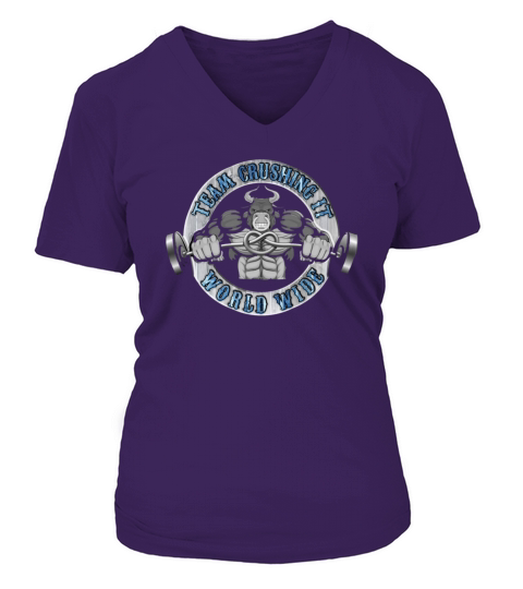 Team Crushing It Women's V-Neck T-shirt