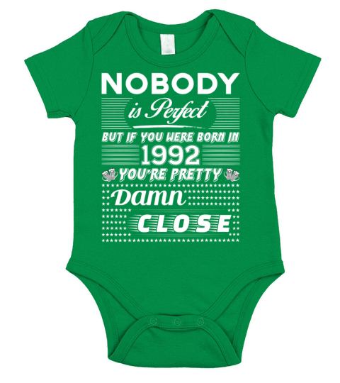 IF YOU WERE BORN IN 1992 Short Sleeve Baby One-Piece