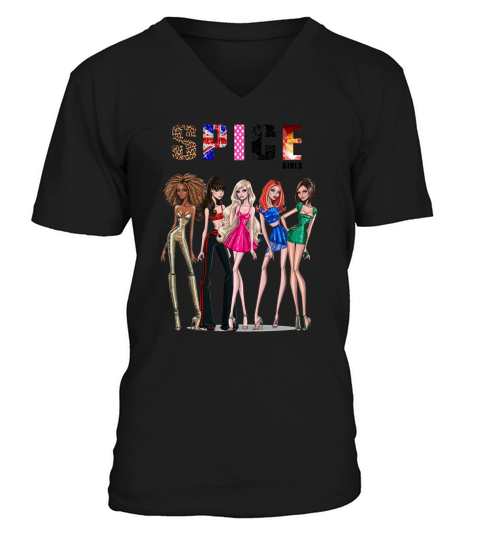 Spice Girls T-Shirt, Spice Girls Tour 2019 Girl Power T-Shirts V-Neck T-shirt