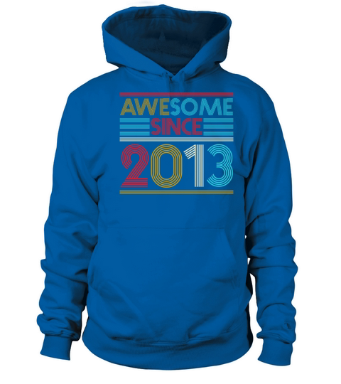 7th Birthday Gifts - Awesome Since 2013 Women's Hoodie