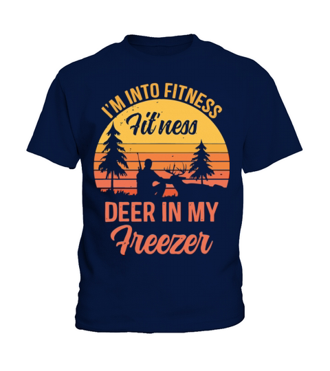 Buck Funny Deer Hunting Hunter Fitness Kids T-Shirt