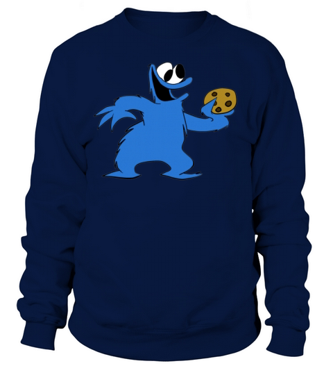Cookie Monster and a Cookie Women's Sweatshirt