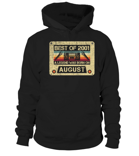 August Twentieth Birthday Vintage Cassette Gift Women's Hoodie