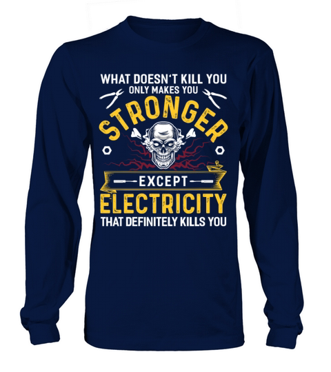 Electrician Electricity Electronics Electric Gift Women's Long Sleeve