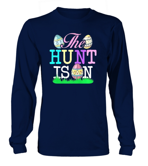 Egg Hunter Easter Shirt Long sleeved Unisex