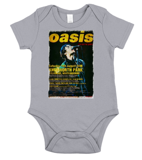 Oasis In Knebworth Park Short Sleeve Baby One-Piece
