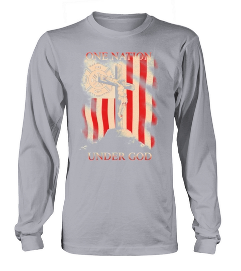 ONE NATION UNDER GOD SHIRT Women's Long Sleeve