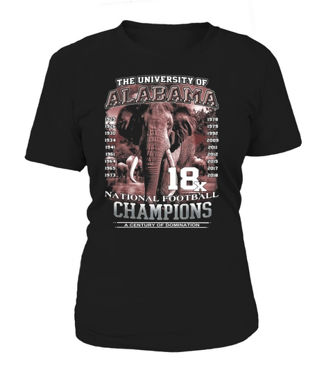 The University of Alabama National Football Champions a Century Women's T-Shirt