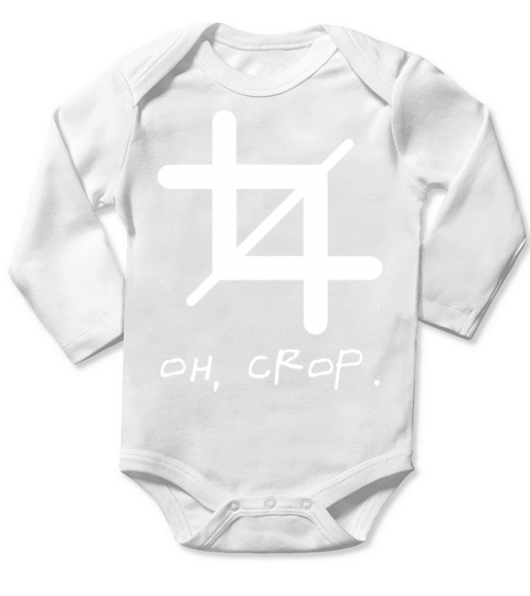 Photography Photographer Photo Cropping Crop Long Sleeve Baby One-Piece