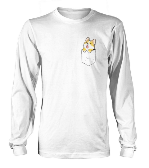 Corgi on your pocket Long sleeved Unisex